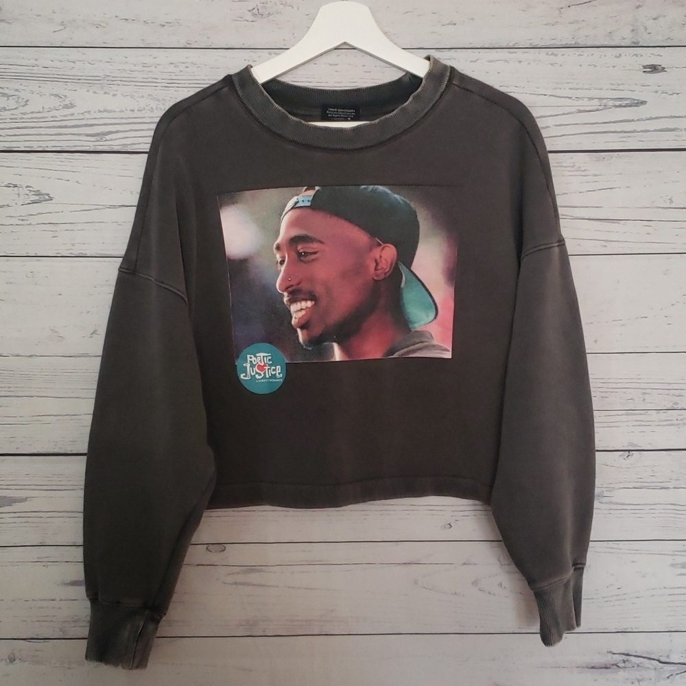 Chemistry Poetic Justice Cropped sweatshirt